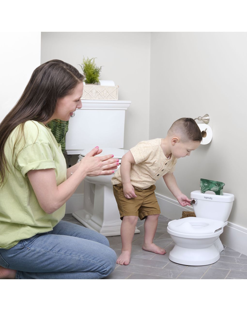 Ingenuity εκπαιδευτικό γιογιό my size potty pro™ white - Ingenuity