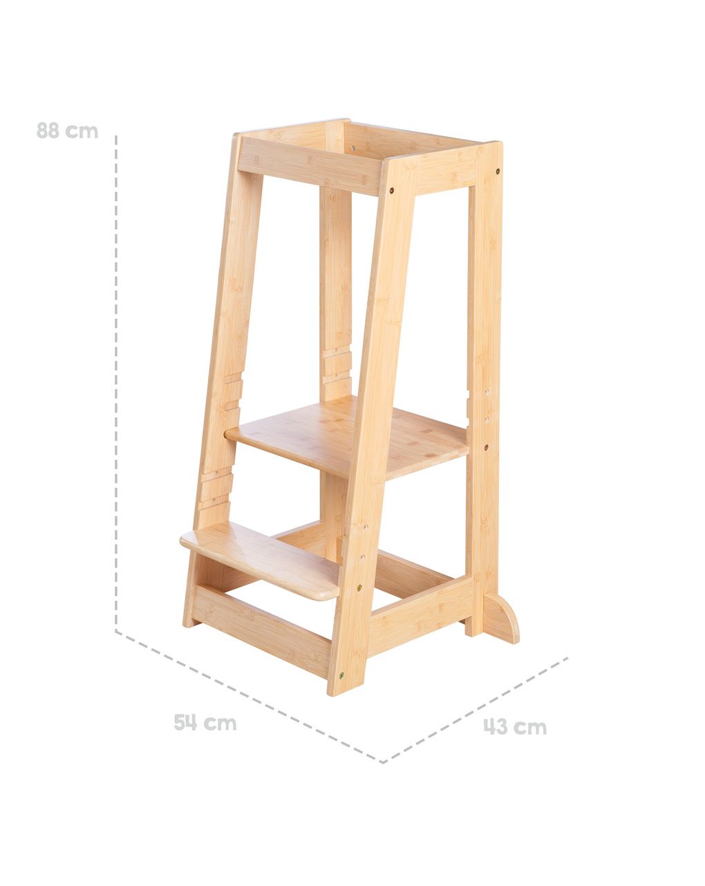 Italbaby ξύλινος πύργος εκμάθησης μοντεσσόρι bamboo natural - italbaby