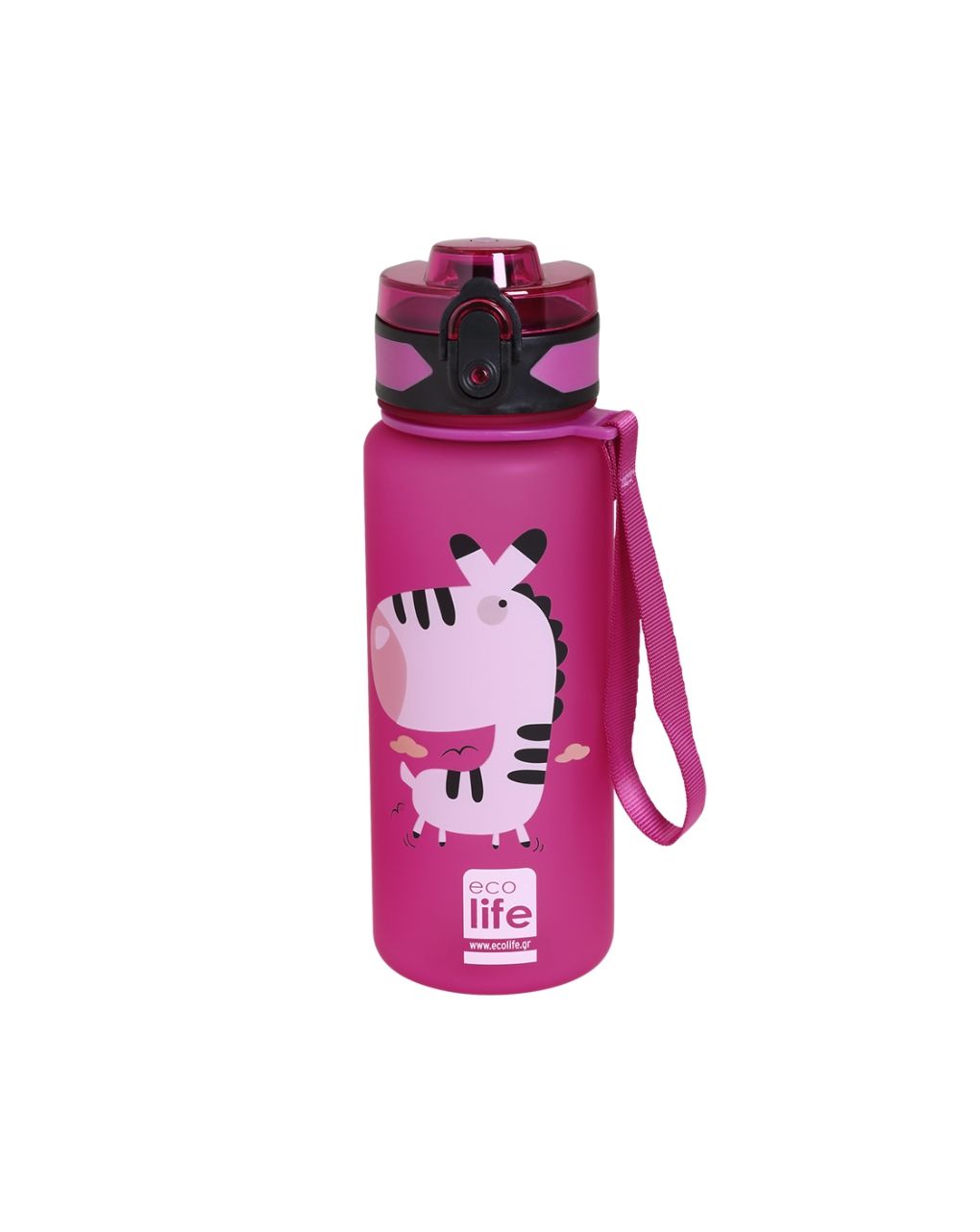 Ecolife tritan παγούρι 500ml zebra 33-bo-2309