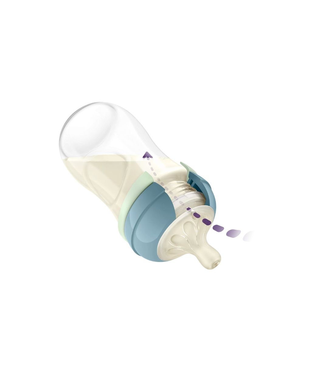 Philips avent natural response nighttime πλαστικό μπιμπερό με θηλή σιλικόνης μέτριας ροής 3-6 μηνών 260ml sloth scy903/81 - Philips Avent
