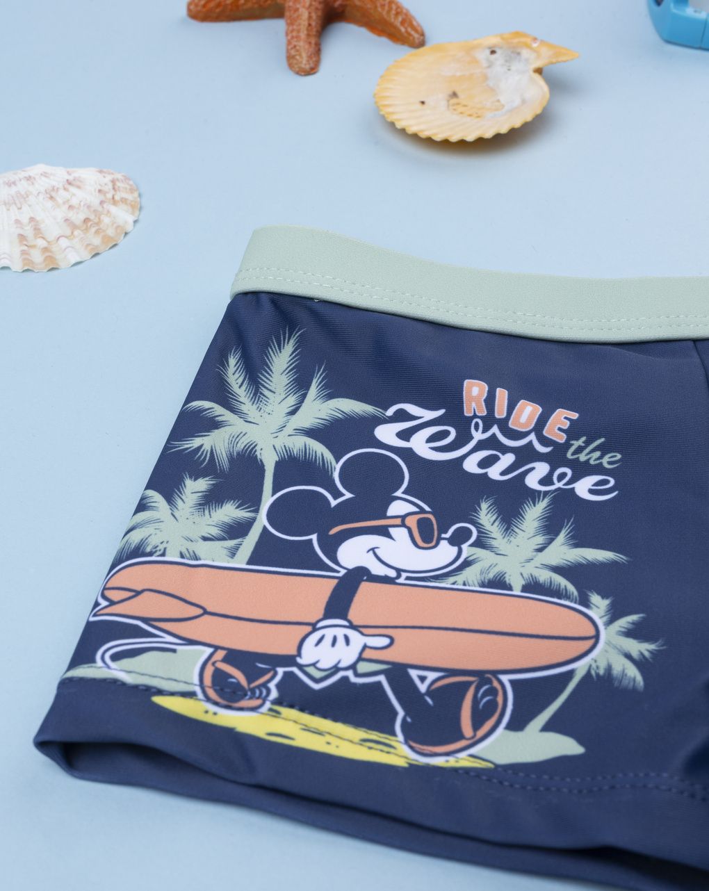 βρεφικό μαγιό σορτσάκι μπλε mickey για αγόρι - Prénatal