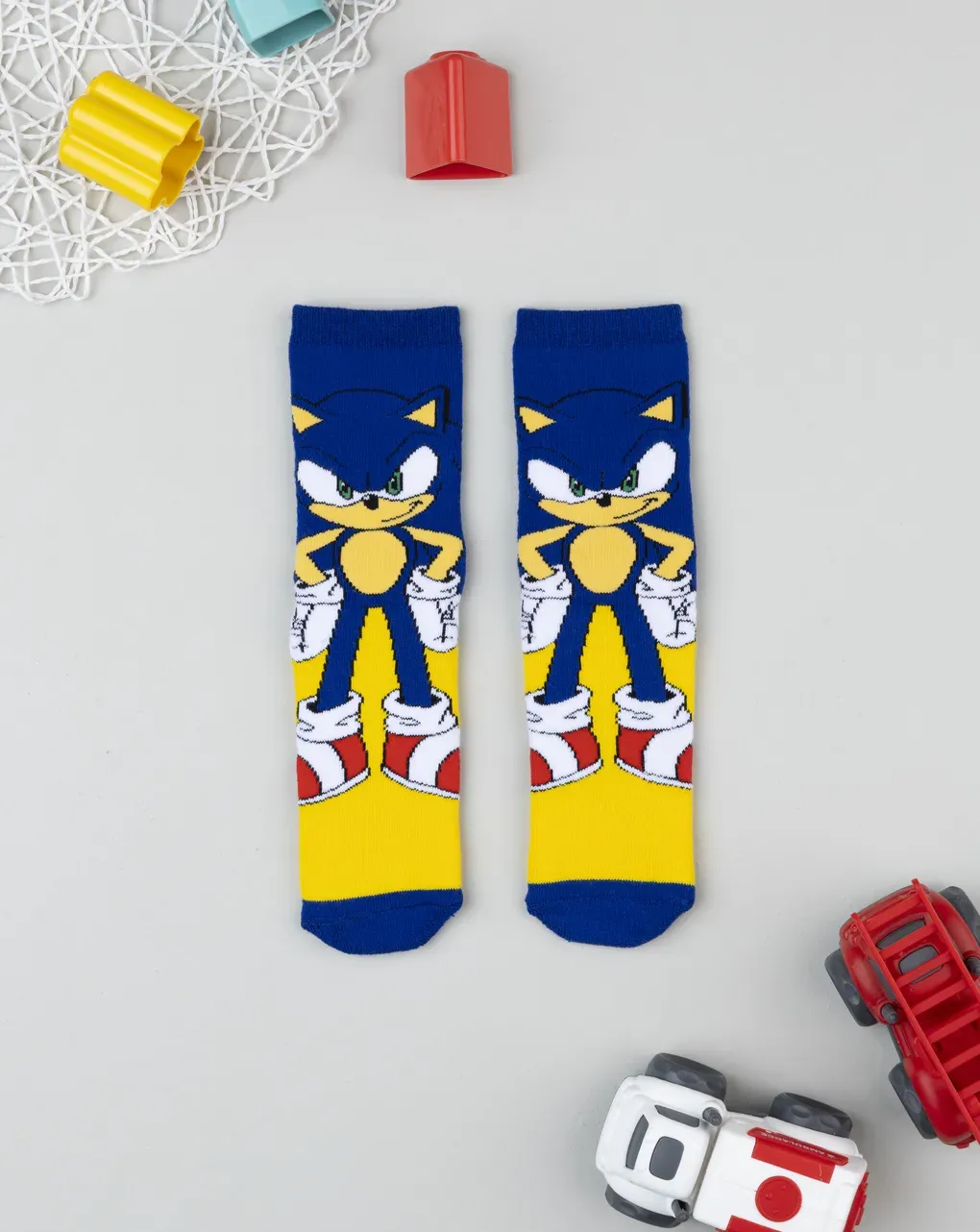 παιδικές αντιολισθητικές κάλτσες sonic για αγόρι