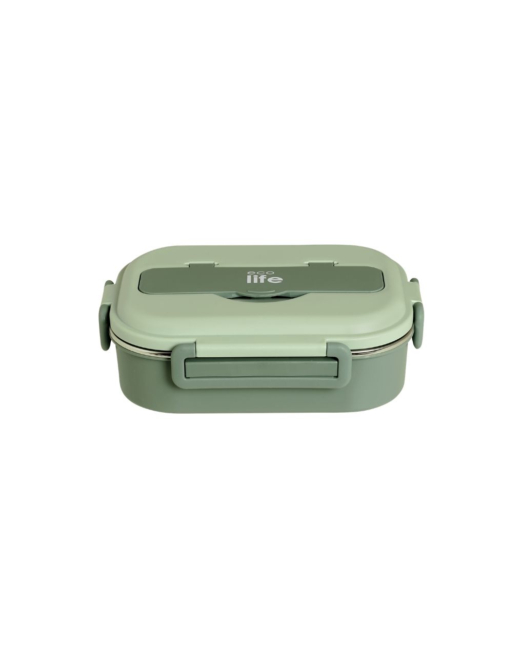 Ecolife φαγητοδοχείο 3 θέσεων 1lt πράσινο 33-fc-9093 - Ecolife