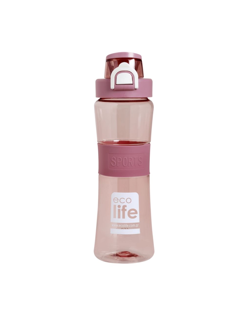 Ecolife tritan παγούρι 650ml pink 33-bo-2310