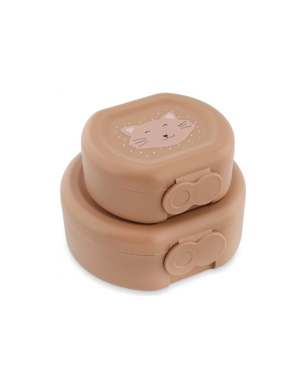 Trixie σετ φαγητοδοχεία snack box with clips 2τμχ mrs. cat t06222 - TRIXIE