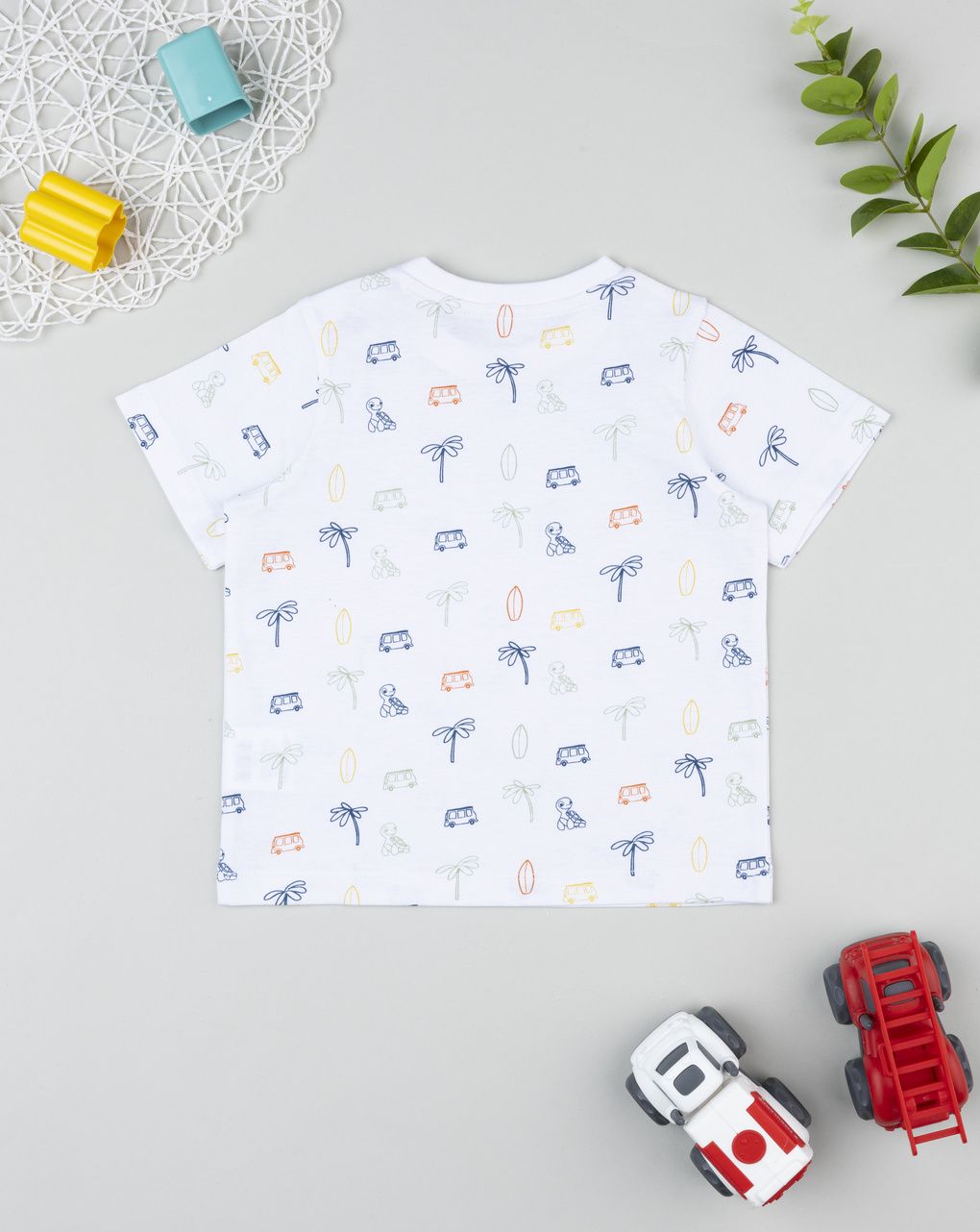 βρεφικό t-shirt λευκό summer για αγόρι - Prénatal