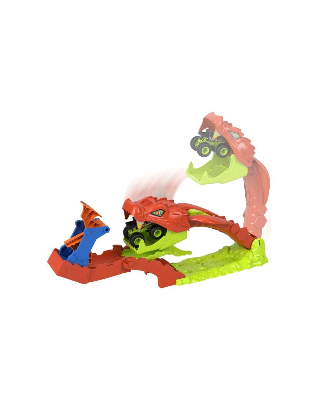 Hot wheels monster trucks πίστα επίθεση φιδιού jjn44 - Hot wheels