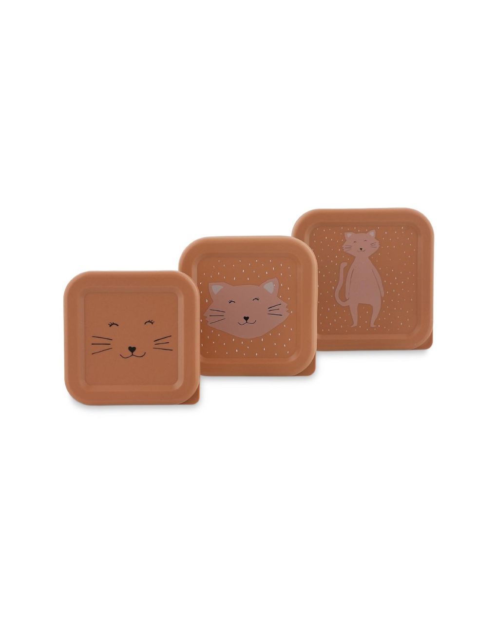 Trixie σετ φαγητοδοχεία snack box nesting 3τμχ mrs cat t05222 - TRIXIE