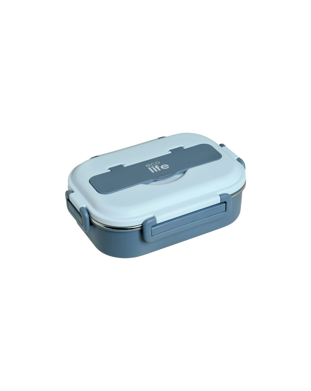 Ecolife φαγητοδοχείο 3 θέσεων 1lt μπλε 33-fc-9092 - Ecolife