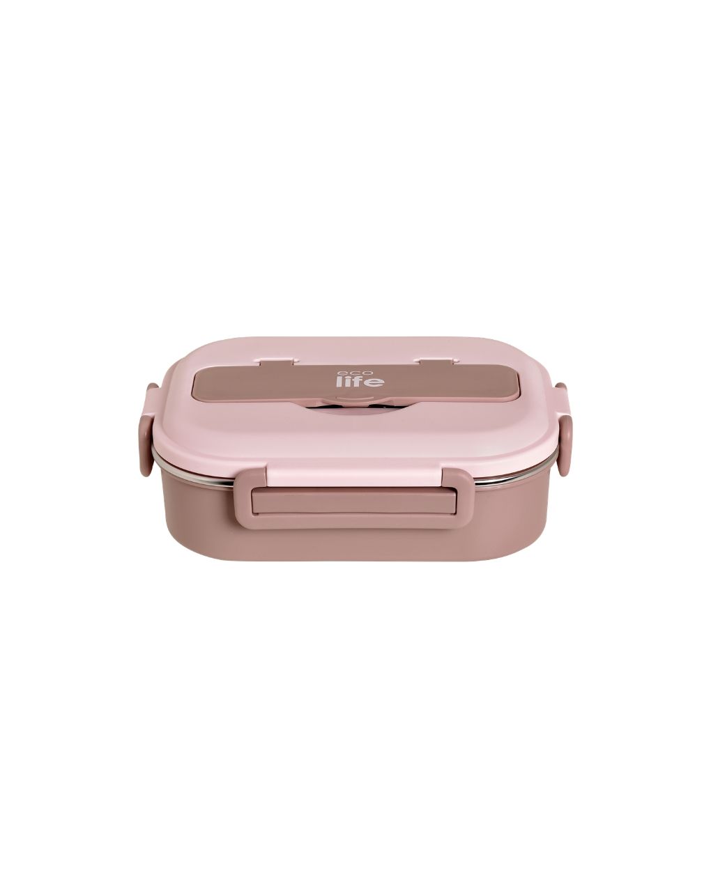 Ecolife φαγητοδοχείο 3 θέσεων 1lt ροζ 33-fc-9091 - Ecolife
