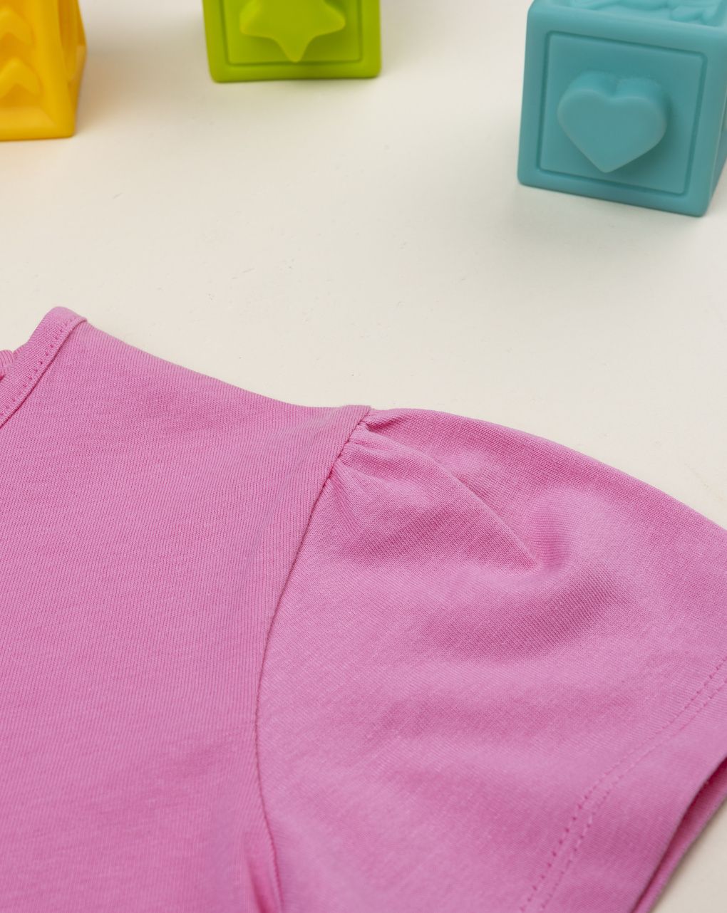 παιδικό t-shirt ροζ με μαργαρίτες για κορίτσι - Prénatal