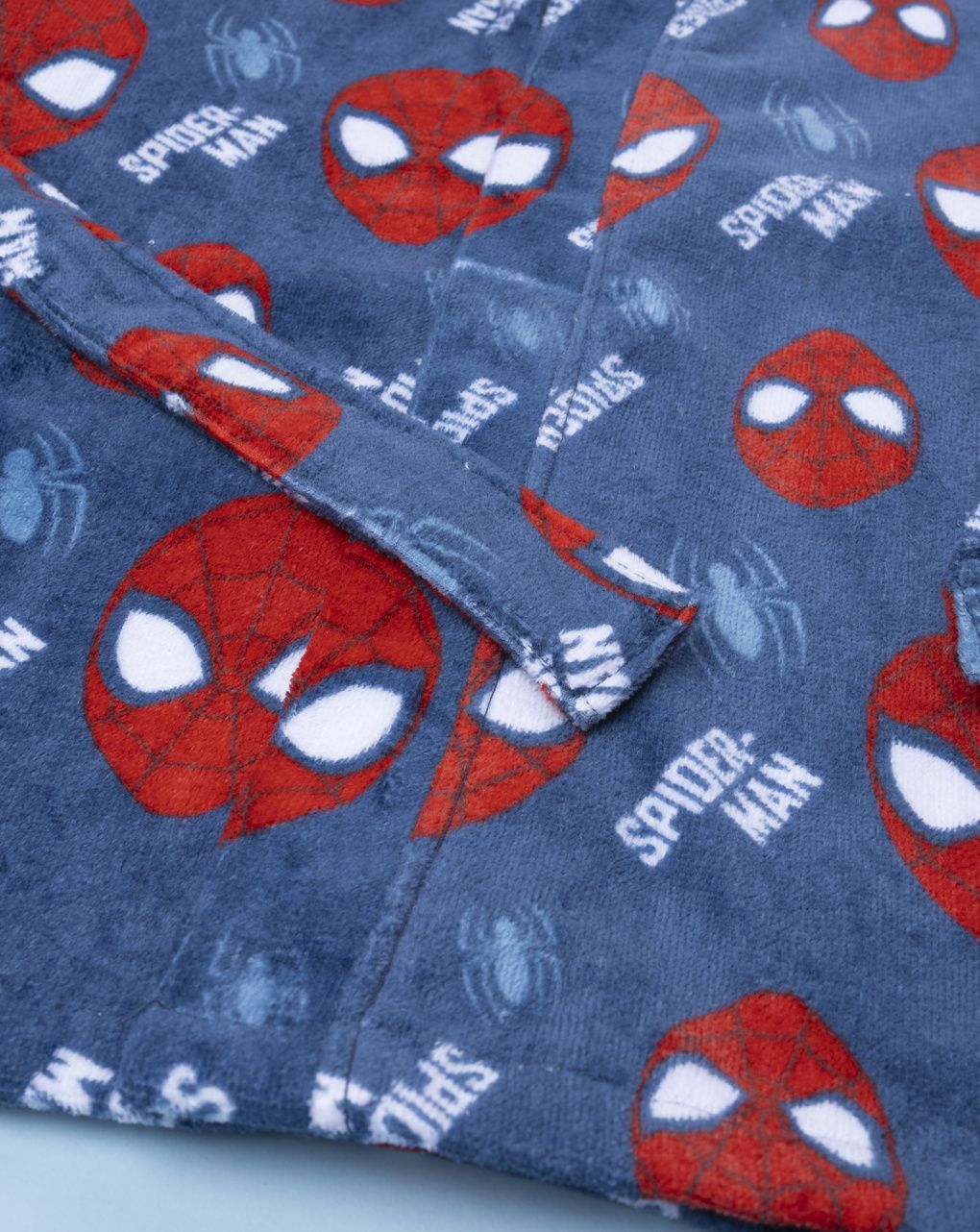 παιδικό μπουρνούζι μπλε spiderman για αγόρι - Prénatal