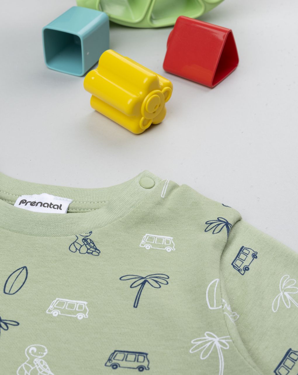 βρεφικό t-shirt πράσινο summer για αγόρι - Prénatal