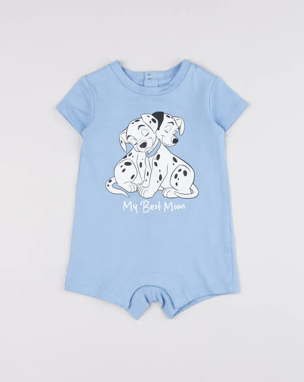 βρεφικό φορμάκι γαλάζιο 101 dalmatians "my best mom" για αγόρι