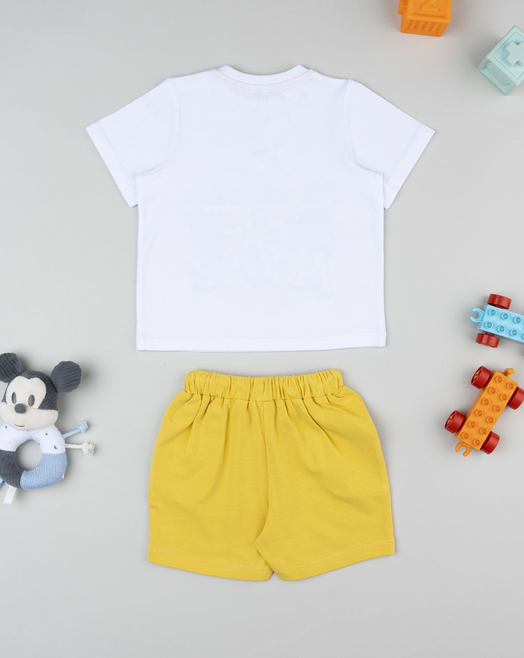 βρεφικό σετ t-shirt και σορτσάκι mickey για αγόρι - Prénatal