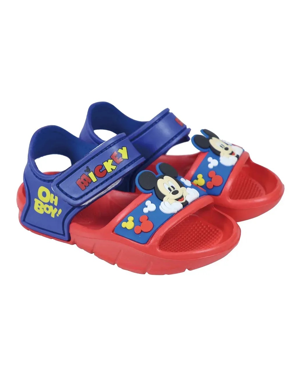 σανδάλια μπλε/κόκκινα mickey για αγόρι