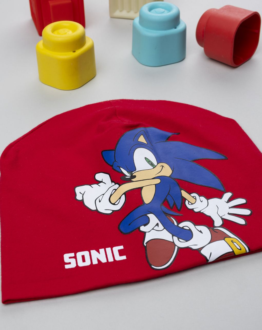 παιδικό σκουφάκι κόκκινο sonic για αγόρι - Prénatal