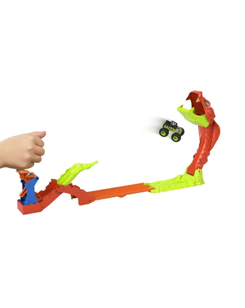 Hot wheels monster trucks πίστα επίθεση φιδιού jjn44 - Hot wheels