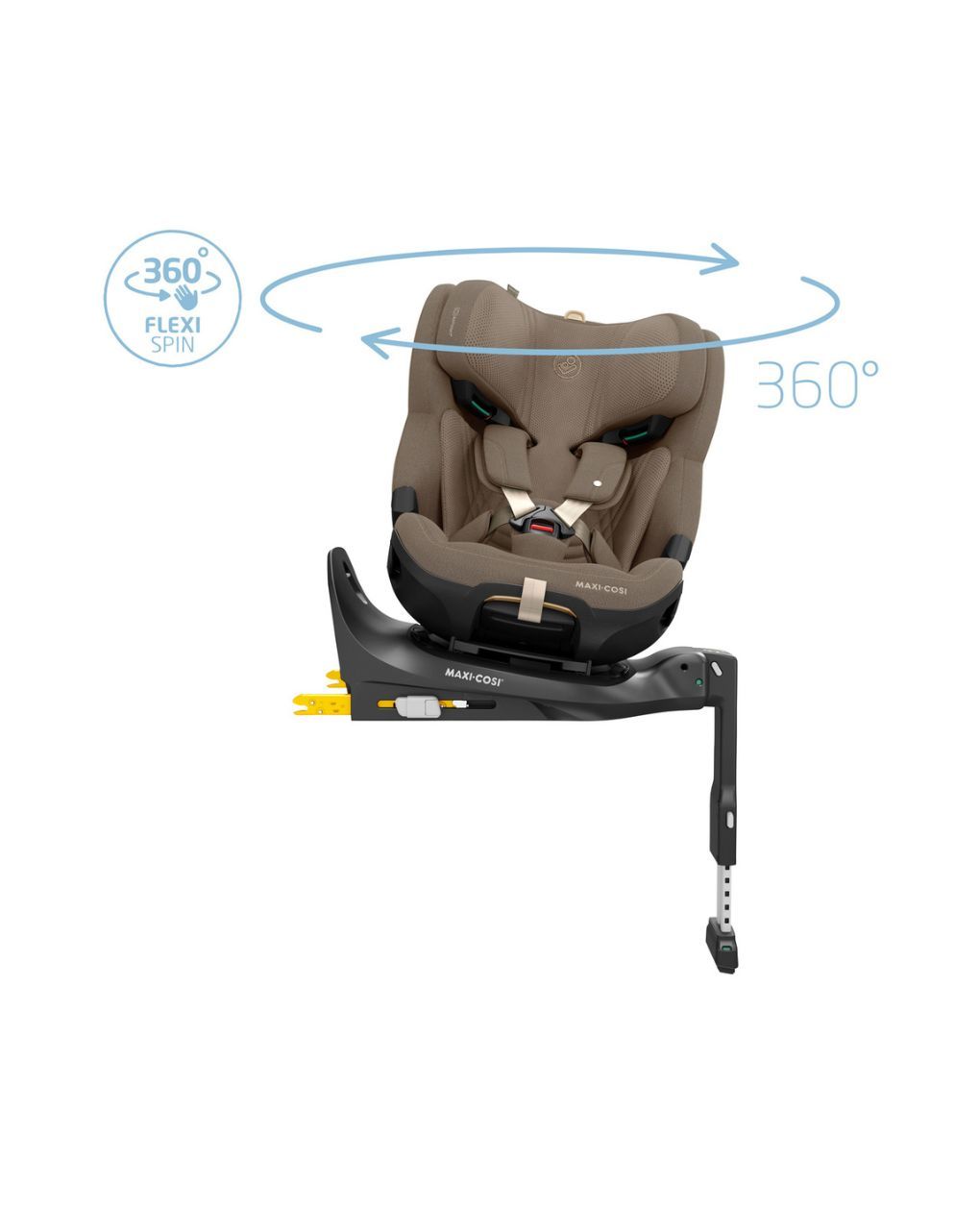 Maxi-cosi emerald 360° pro κάθισμα αυτοκινήτου i-size (40-150cm) authentic truffle