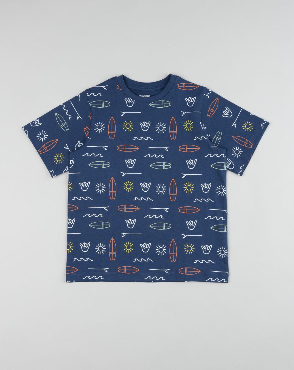 παιδικό t-shirt μπλε surf για αγόρι