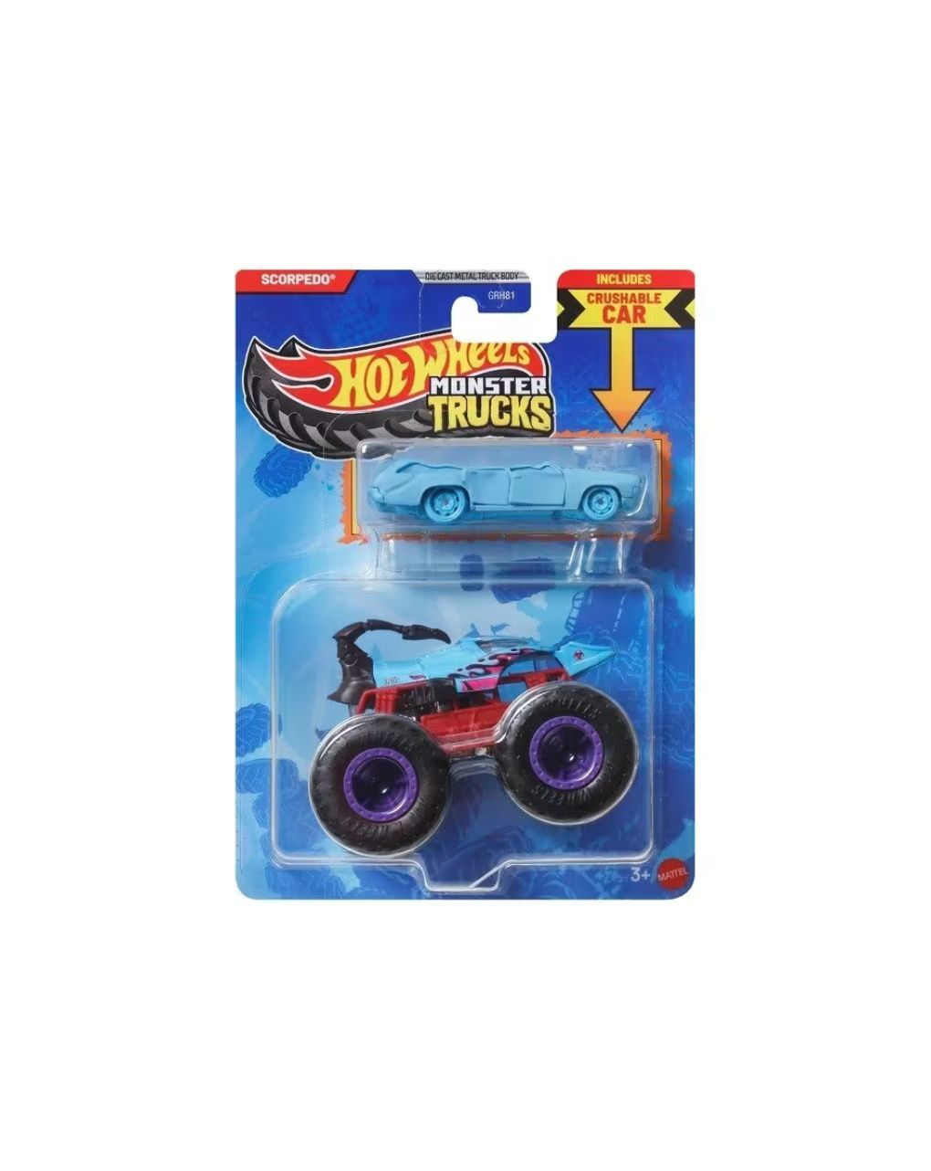 Hot wheels οχήματα monster trucks 1:64 grh81 (διάφορα σχέδια) - Hot wheels