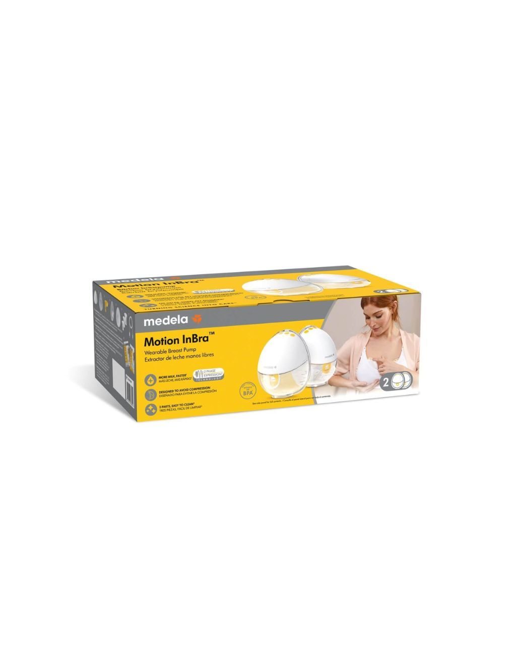 Medela θήλαστρο ηλεκτρικό διπλό motion inbra ™ wearable - Medela