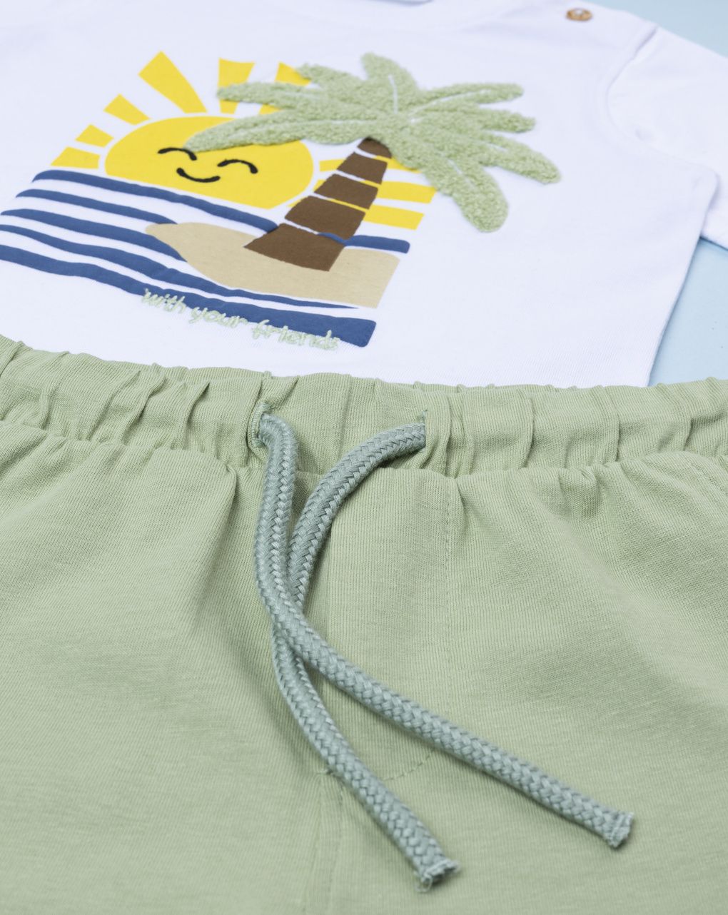 βρεφικό σετ t-shirt και σορτσάκι summer για αγόρι - Prénatal