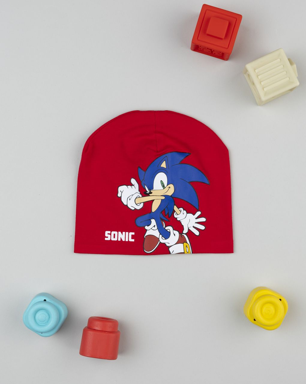 παιδικό σκουφάκι κόκκινο sonic για αγόρι - Prénatal