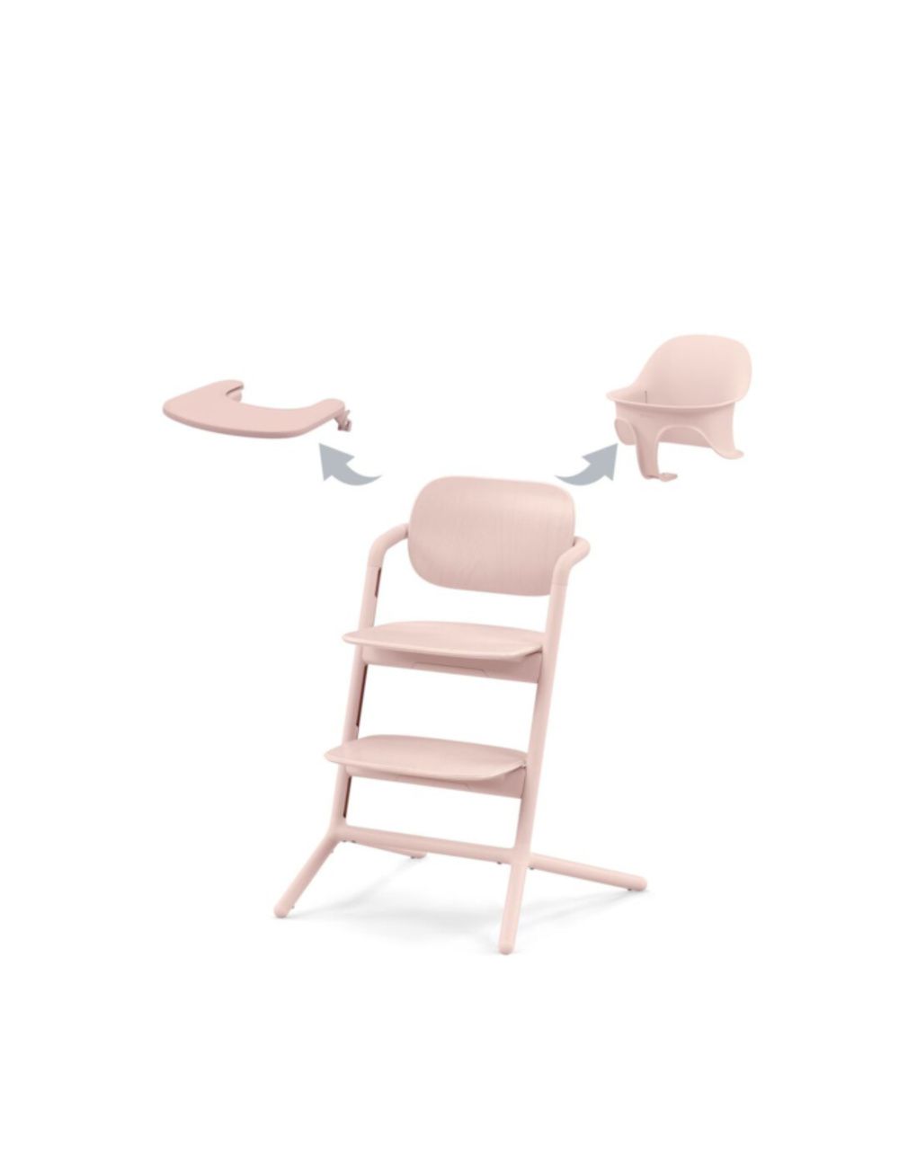 Cybex lemo 3-σε-1 σετ καθίσματος φαγητού pearl pink - Cybex