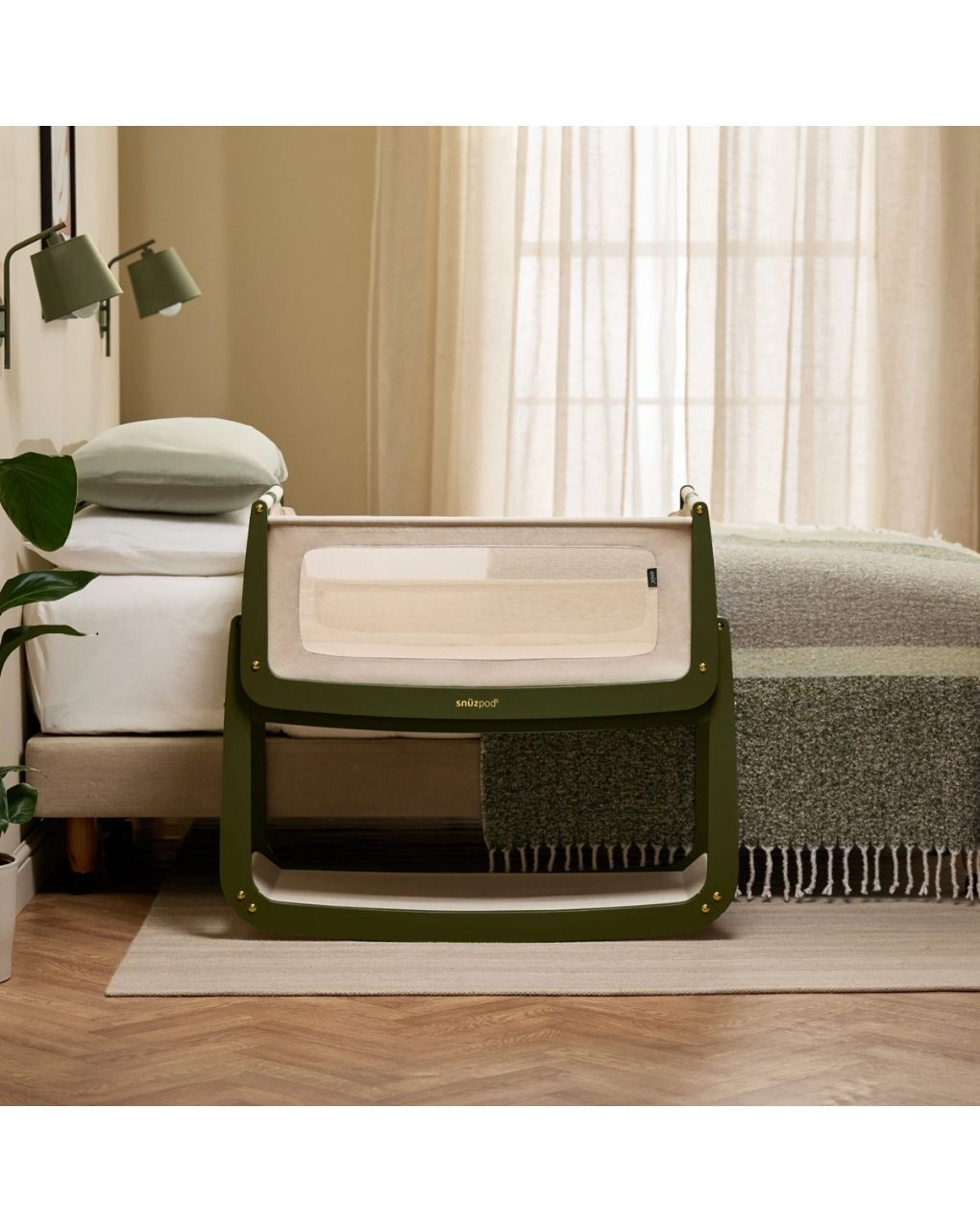 Snuz βρεφικό λίκνο snuzpod5 olive gsfn050j - Snuz