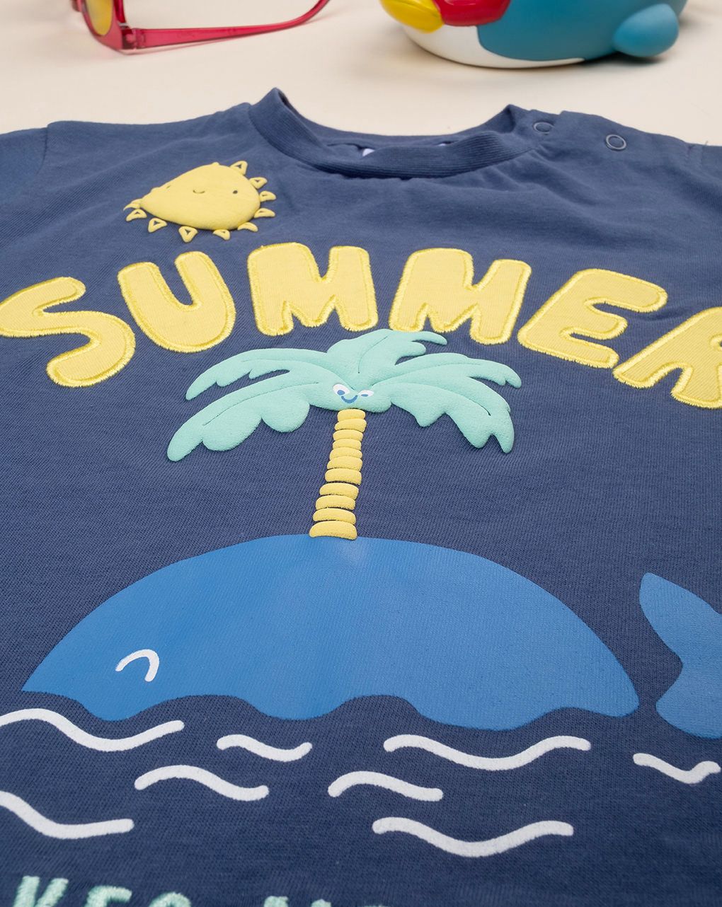 βρεφικό t-shirt μπλε summer για αγόρι - Prénatal