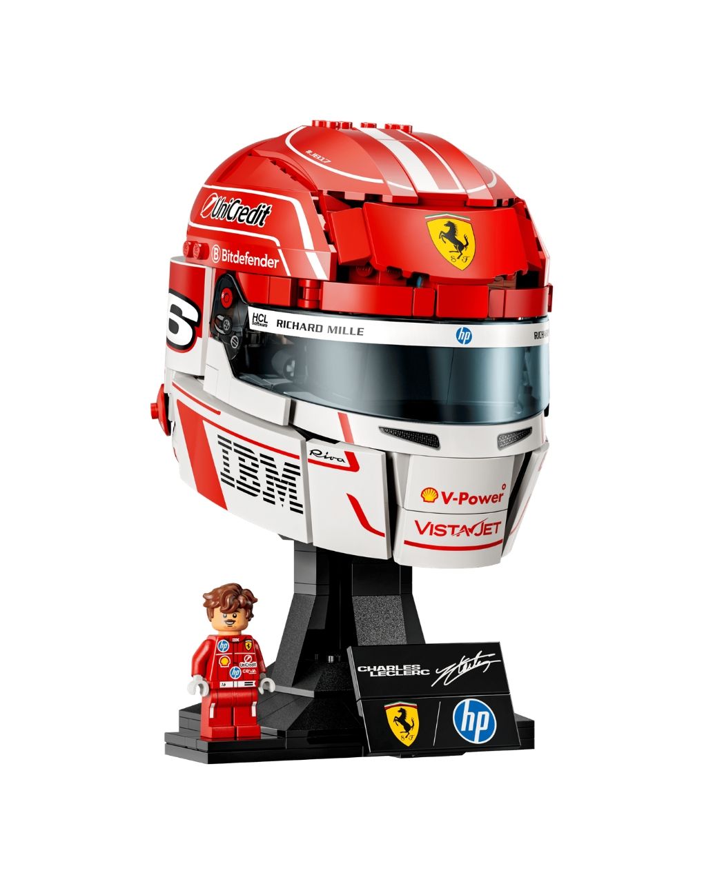 Lego editions scuderia ferrari hp charles leclerc helmet 43014 - LEGO, LEGO EDITIONS