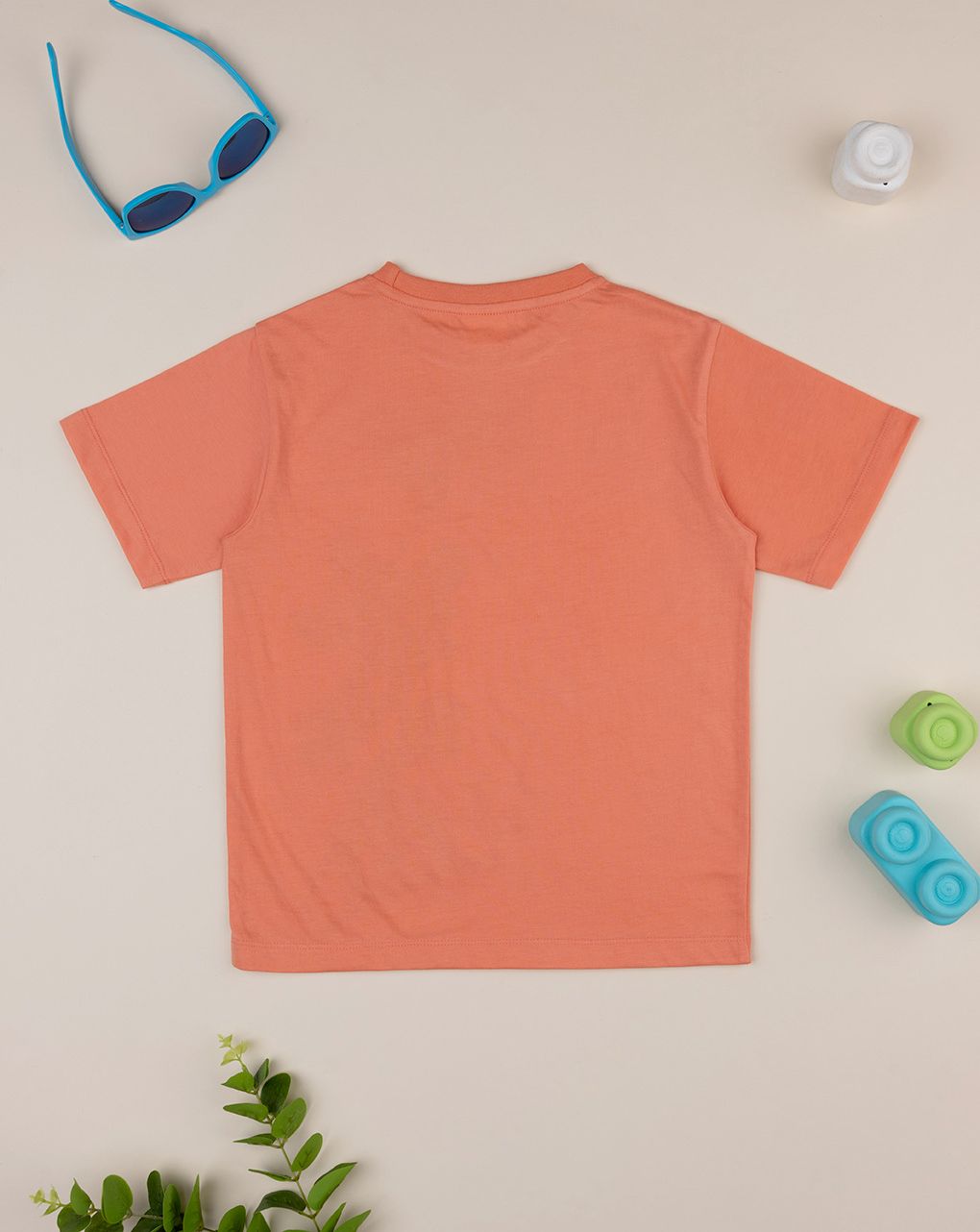 παιδικό t-shirt πορτοκαλί skate για αγόρι - Prénatal