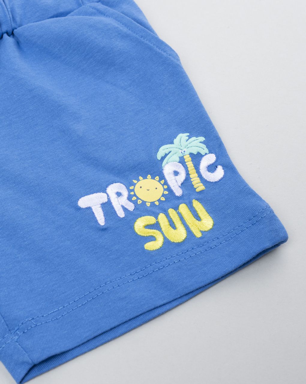 βρεφικό σορτσάκι μπλε tropic sun για αγόρι - Prénatal