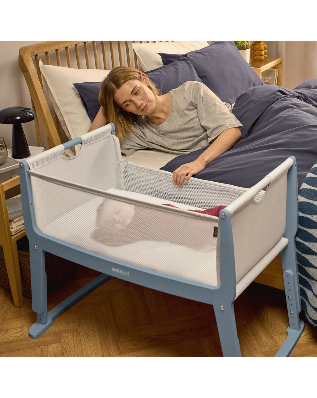 Snuz βρεφικό λίκνο snuzpod studio santorini gsfn032k - Snuz