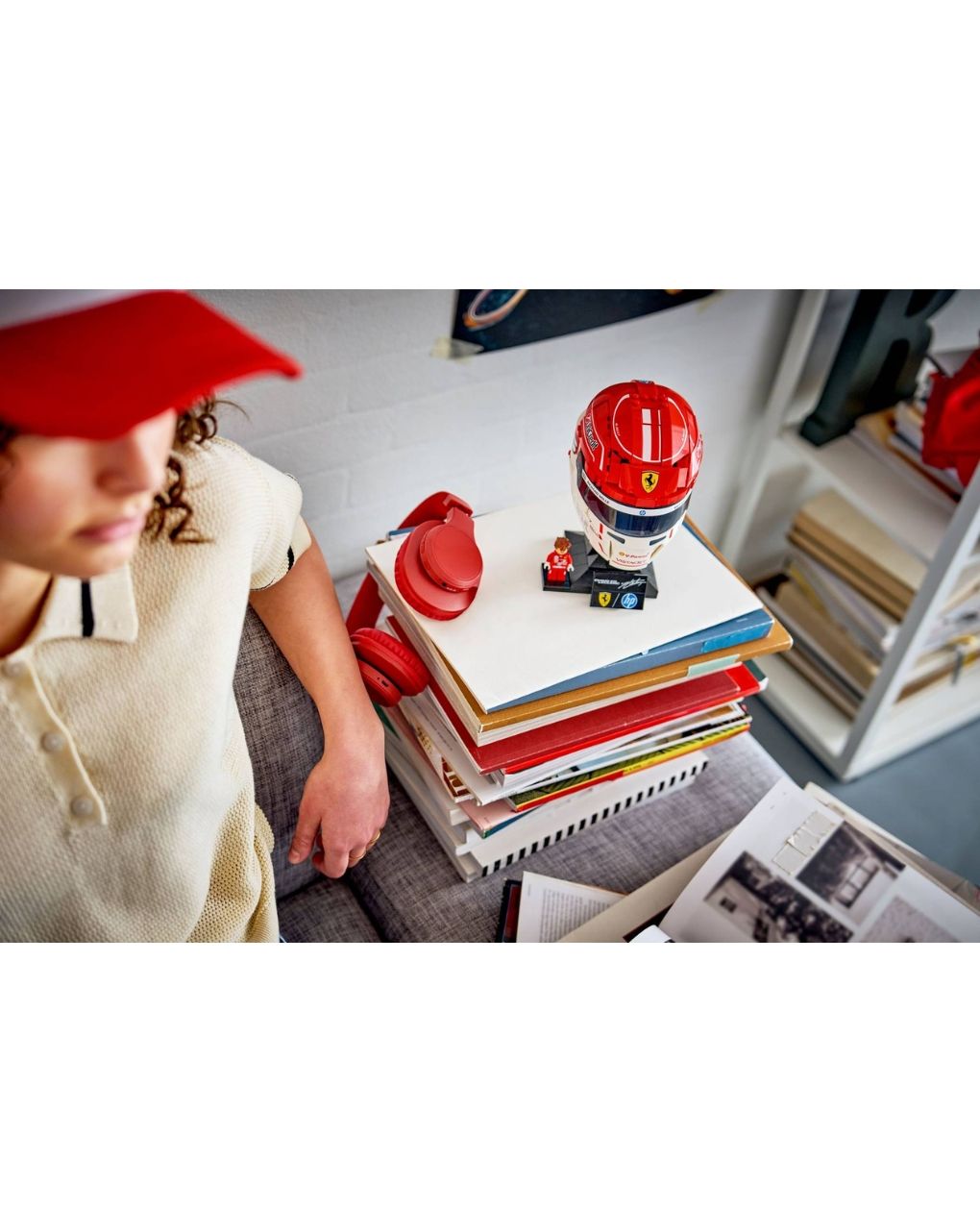 Lego editions scuderia ferrari hp charles leclerc helmet 43014 - LEGO, LEGO EDITIONS