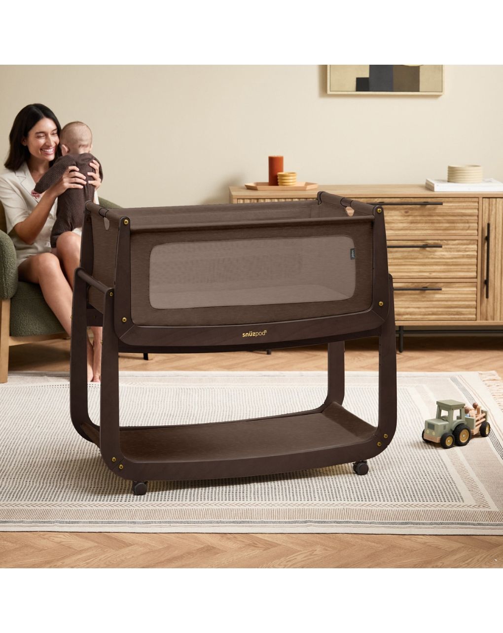 Snuz βρεφικό λίκνο snuzpod5 chocolate gsfn050k - Snuz