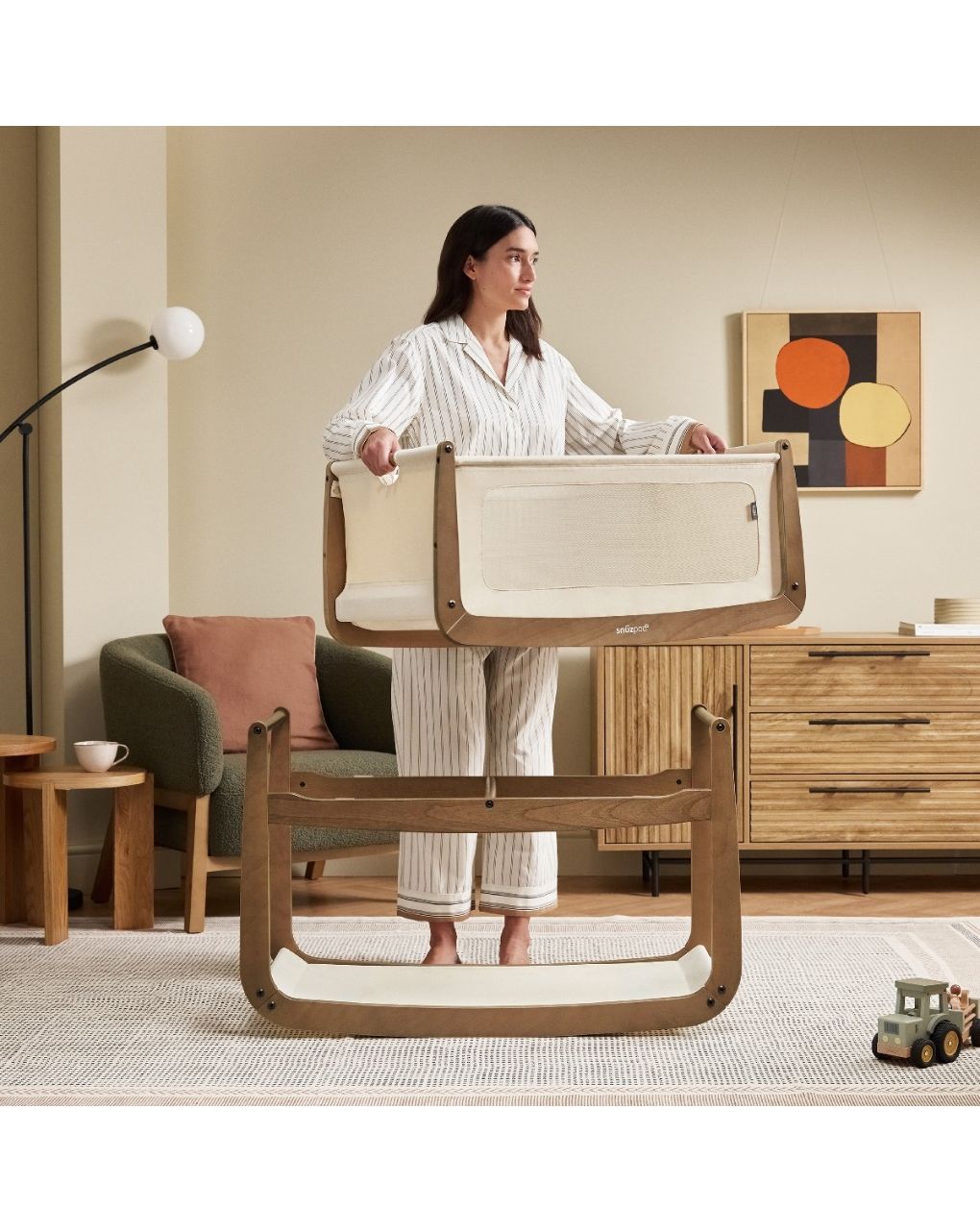 Snuz βρεφικό λίκνο snuzpod5 walnut gsfn050n - Snuz