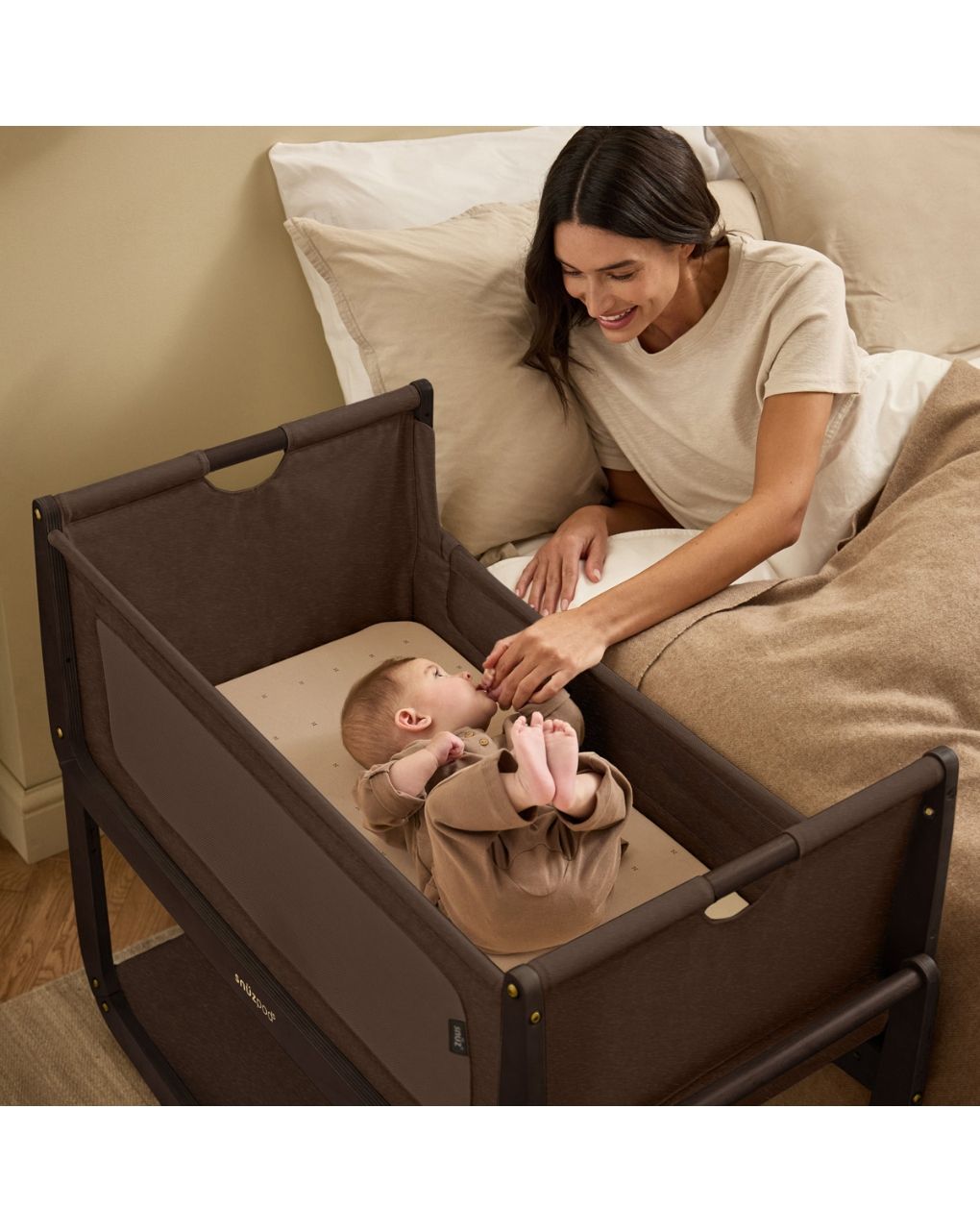 Snuz βρεφικό λίκνο snuzpod5 chocolate gsfn050k - Snuz