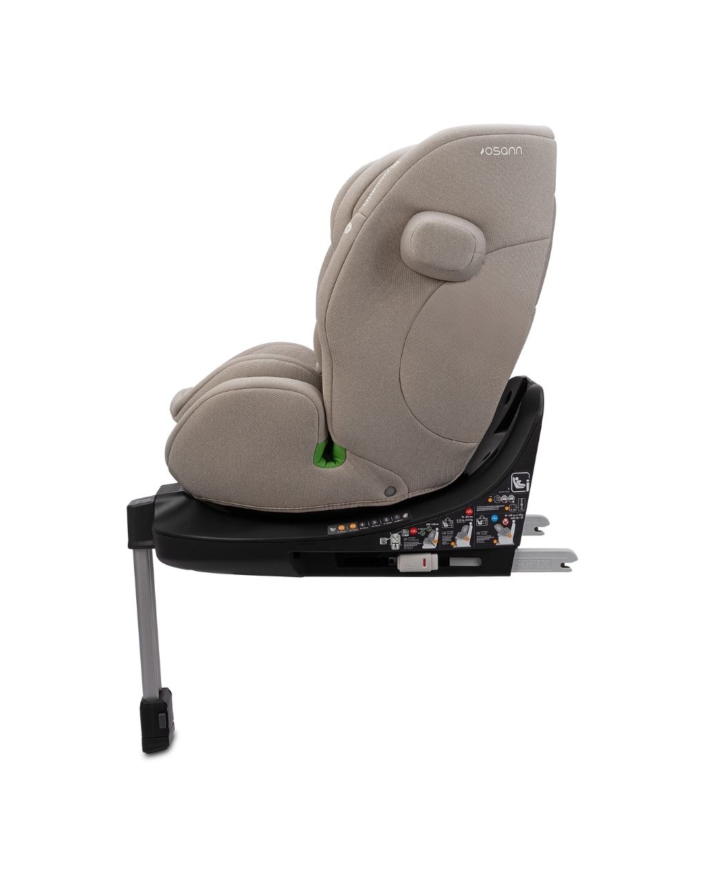 Osann one 360° sl κάθισμα αυτοκινήτου i-size (40-150cm) wheat 108327351 - Osann
