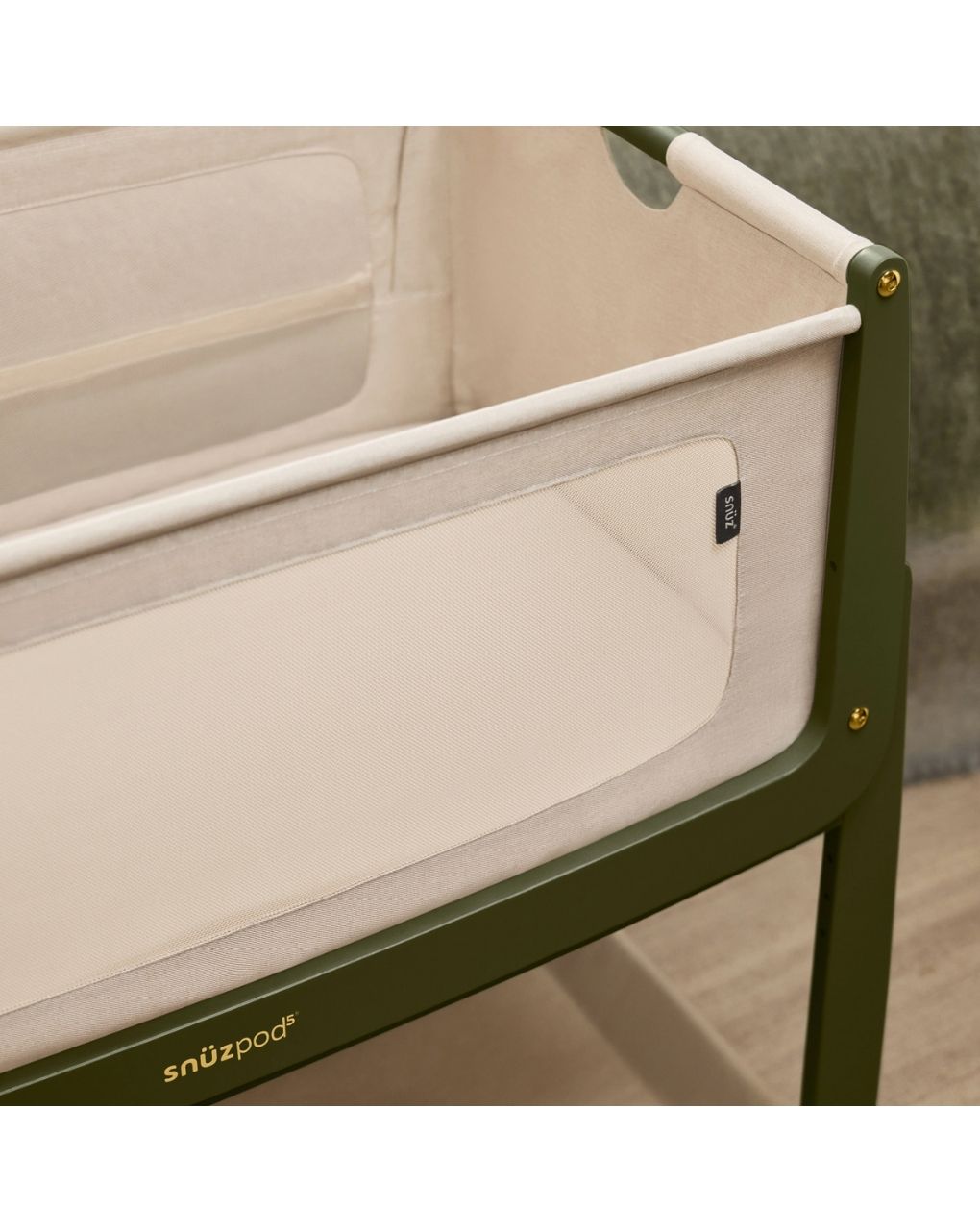 Snuz βρεφικό λίκνο snuzpod5 olive gsfn050j - Snuz