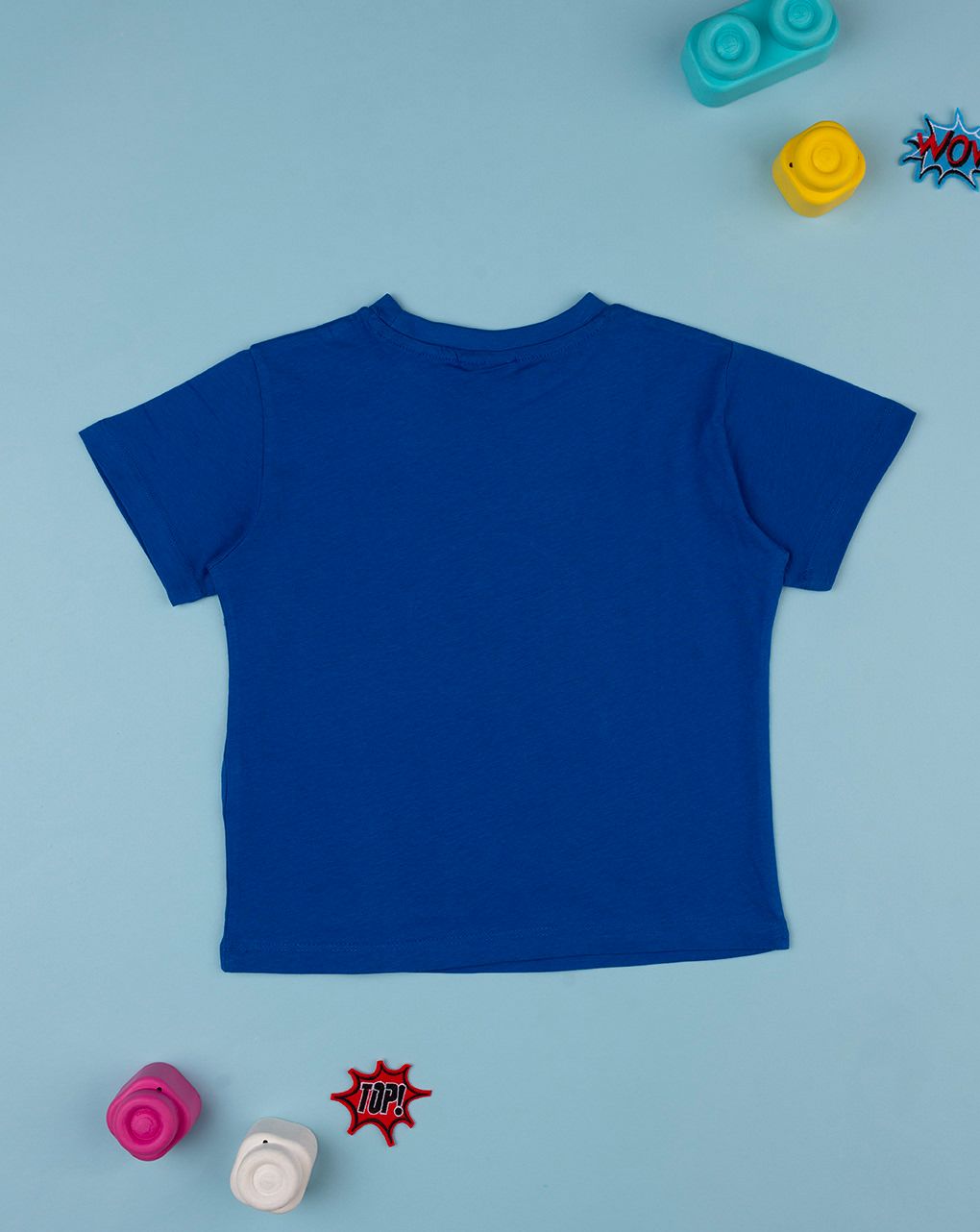 παιδικό t-shirt μπλε superhero για αγόρι - Prénatal