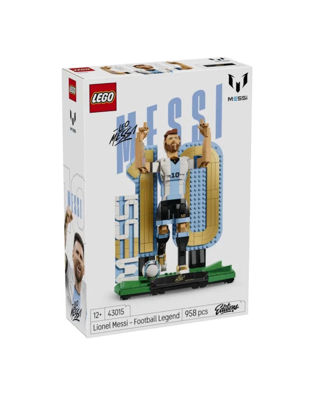Lego editions lionel messi-football legend 43015