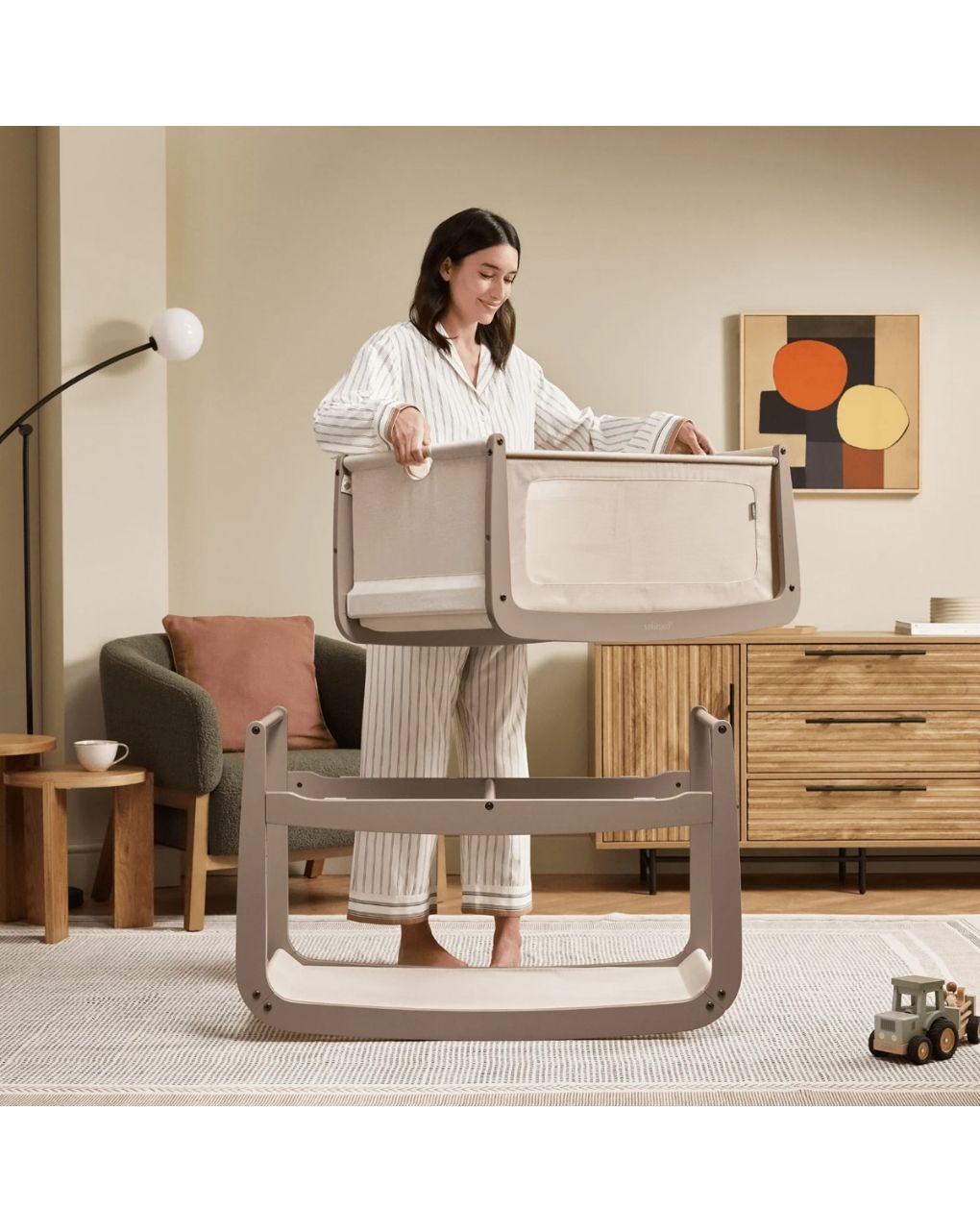 Snuz βρεφικό λίκνο snuzpod5 mocha gsfn050h - Snuz
