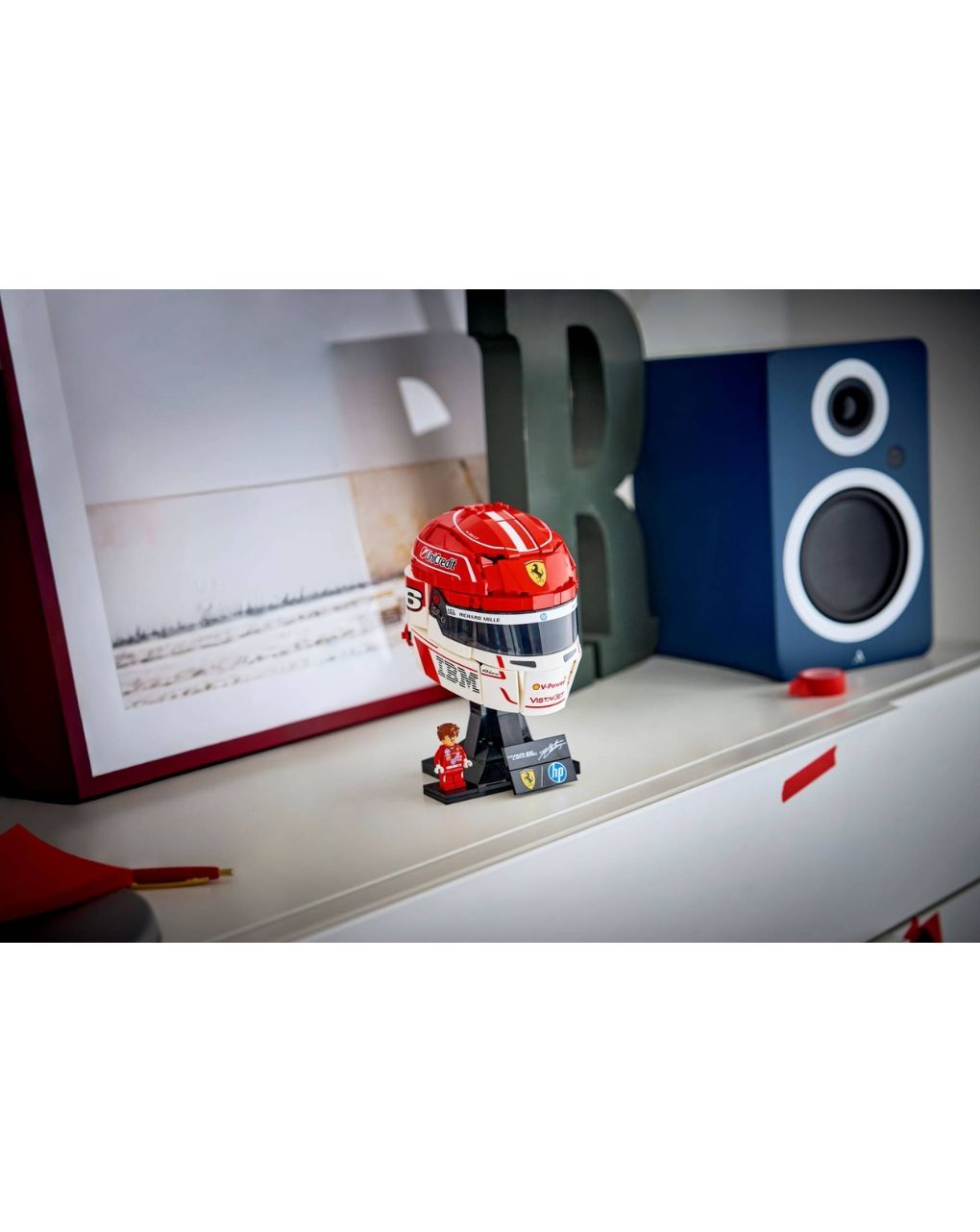 Lego editions scuderia ferrari hp charles leclerc helmet 43014 - LEGO, LEGO EDITIONS