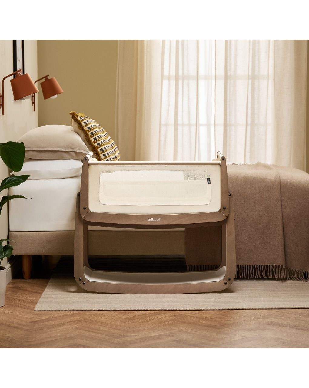 Snuz βρεφικό λίκνο snuzpod5 walnut gsfn050n - Snuz