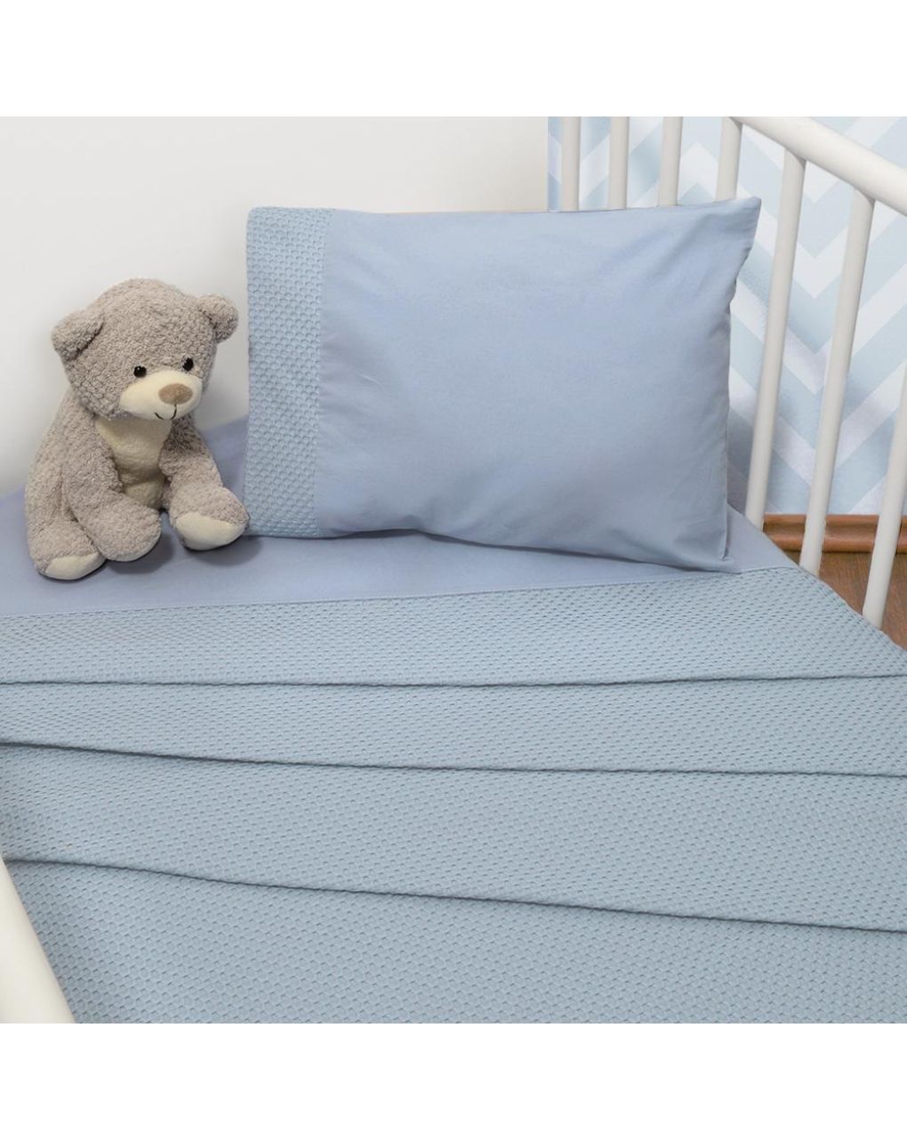 Baby oliver κουβέρτα καλοκαιρινή λίκνου πικέ 75×100 451 46-6721/451 - Baby Oliver