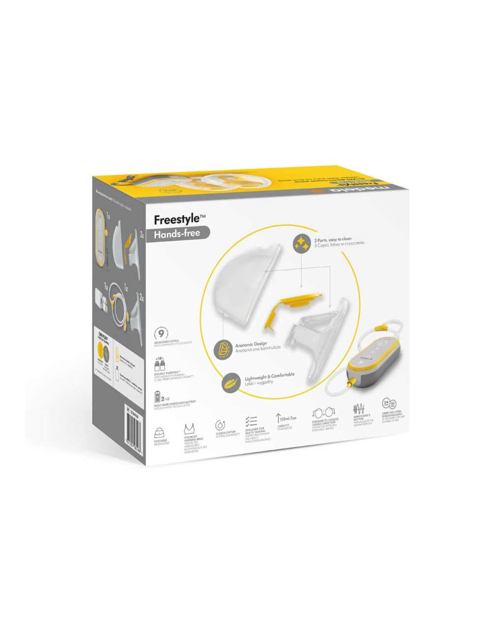 Medela θήλαστρο ηλεκτρικό διπλό freestyle™ hands-free wearable - Medela