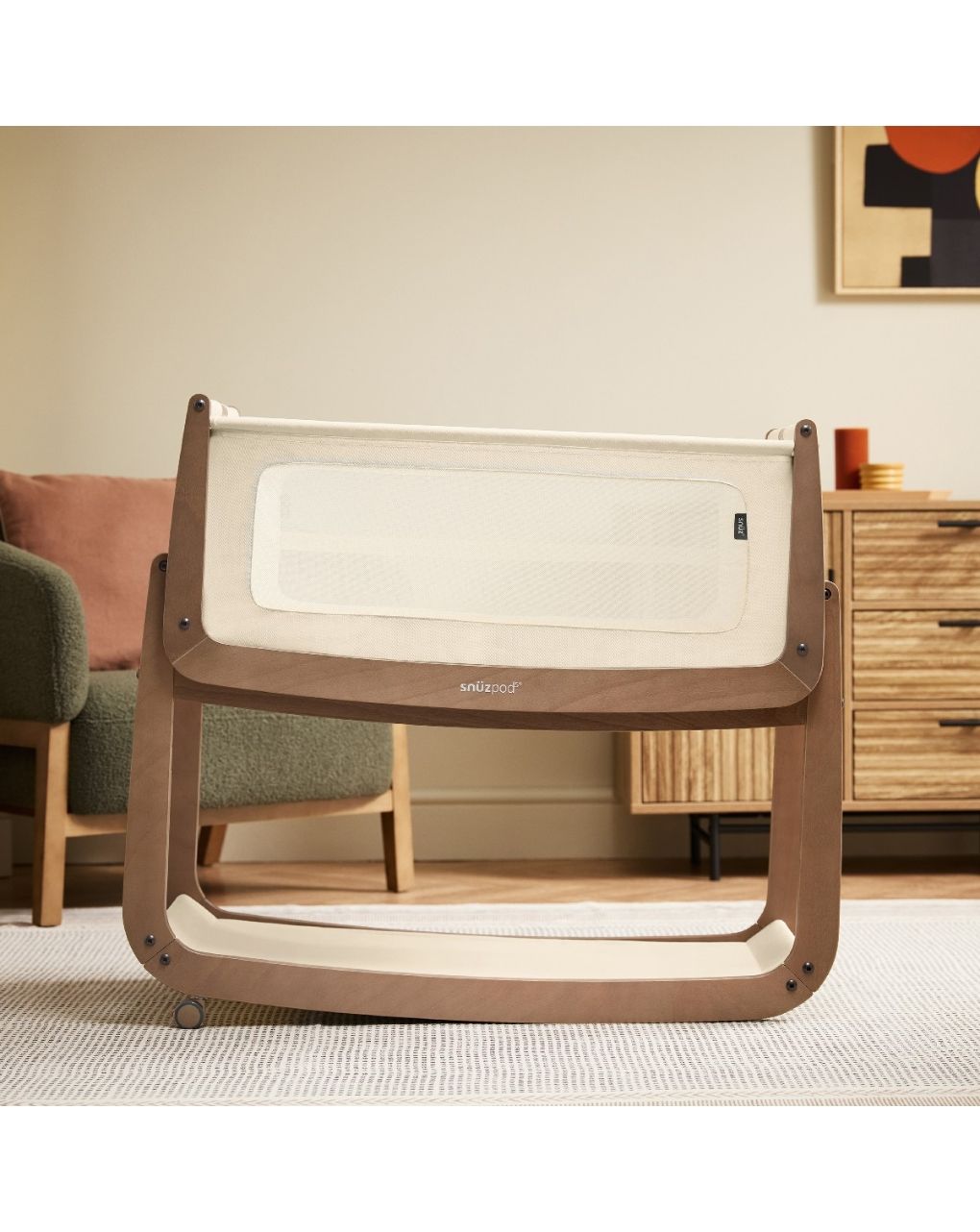 Snuz βρεφικό λίκνο snuzpod5 walnut gsfn050n - Snuz