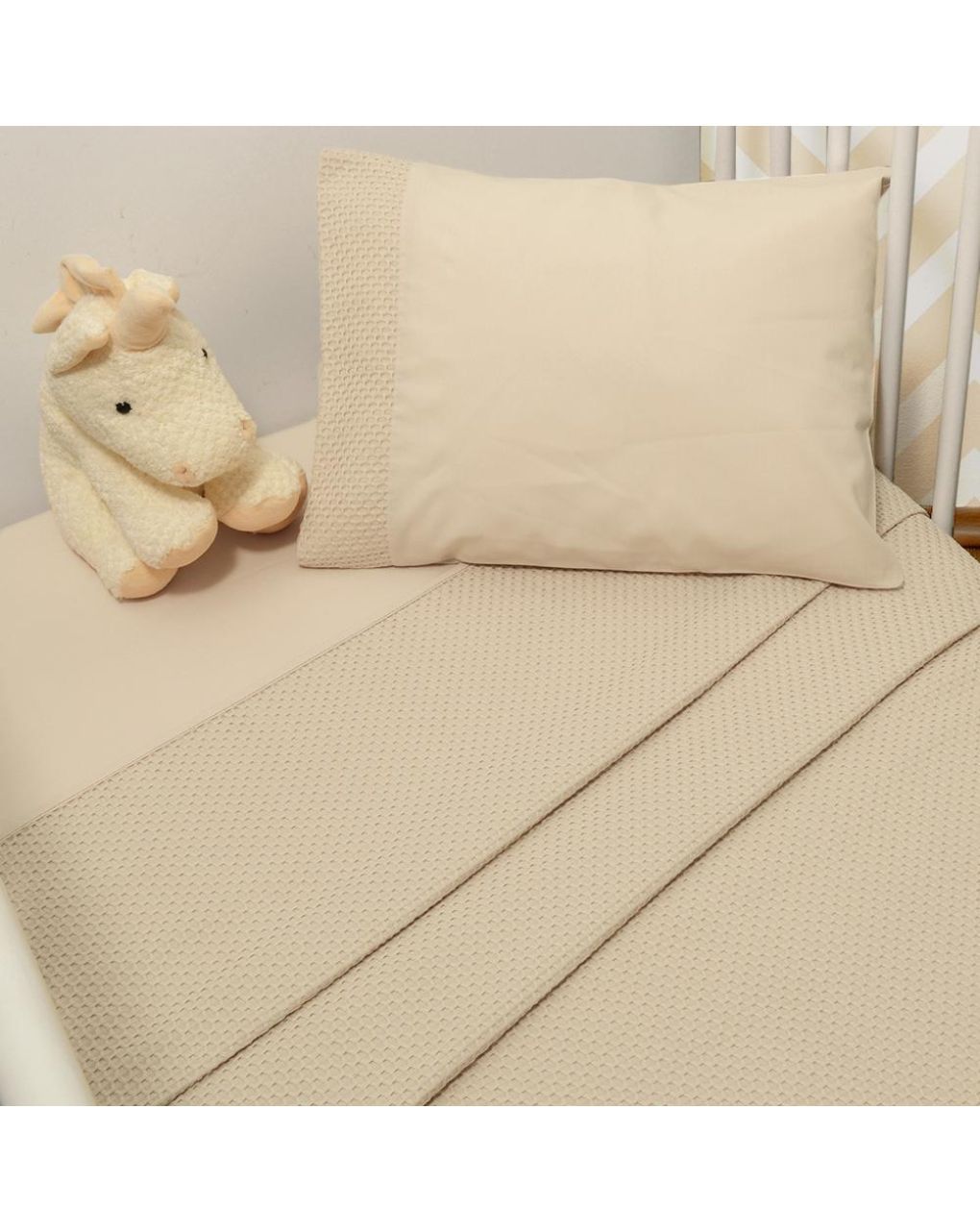 Baby oliver κουβέρτα καλοκαιρινή λίκνου πικέ 75×100 454 46-6721/454 - Baby Oliver